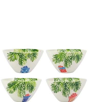 VIETRI Holiday Nutcrackers Assorted Cereal Bowls, Set of 4