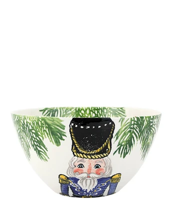 VIETRI Holiday Nutcrackers Collection Deep Serving Bowl