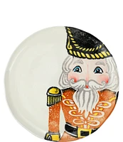 Vietri Holiday Nutcrackers Dinner Plate