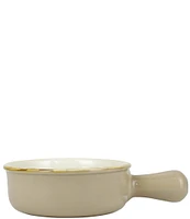 Vietri Italian Baker Small Round Baker with Large Handle