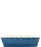 VIETRI Italian Bakers Aqua Large Rectangular Baking Dish