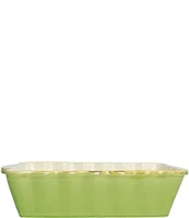 VIETRI Italian Bakers Aqua Medium Rectangular Baking Dish
