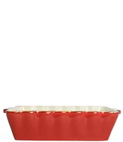 VIETRI Italian Bakers Aqua Medium Rectangular Baking Dish