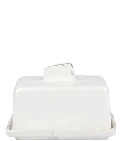 VIETRI Lastra Collection Butter Dish