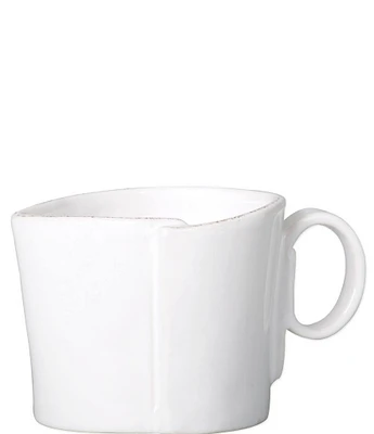 VIETRI Lastra Collection White Creamer