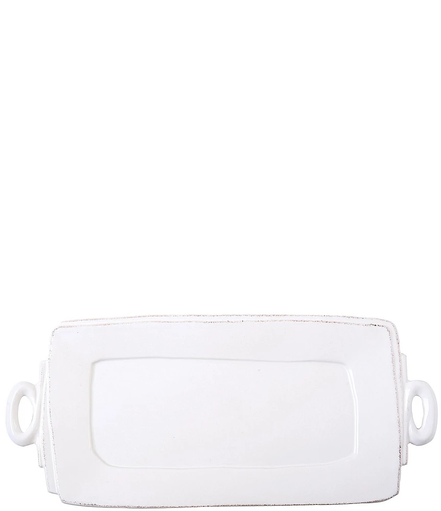 VIETRI Lastra Handled Rectangular Platter