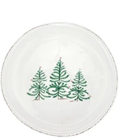 VIETRI Lastra Holiday Collection Christmas Tree Pie Dish