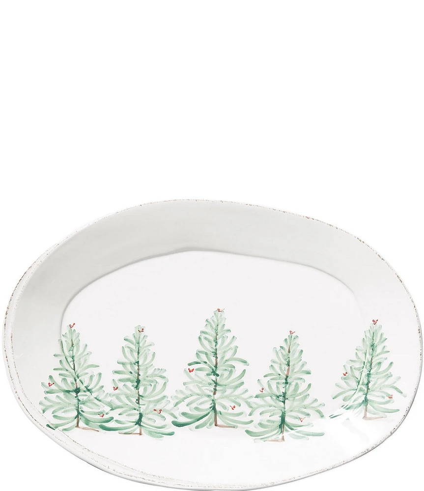 VIETRI Lastra Holiday Oval Platter