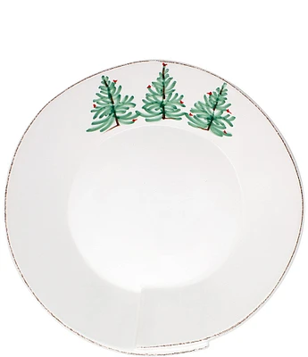 VIETRI Lastra Holiday Medium Shallow Serving Bowl