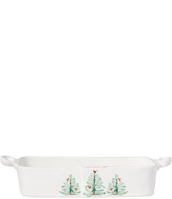 VIETRI Lastra Holiday Rectangular Baker Dish