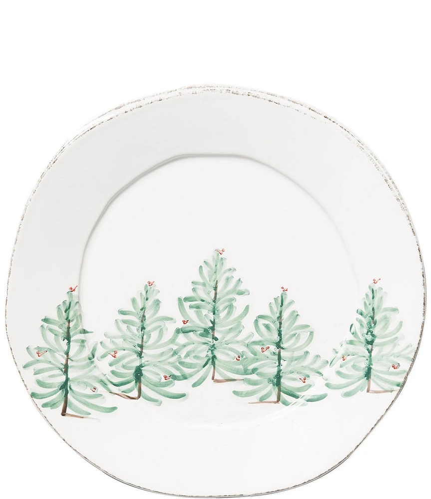 VIETRI Lastra Holiday Round Platter