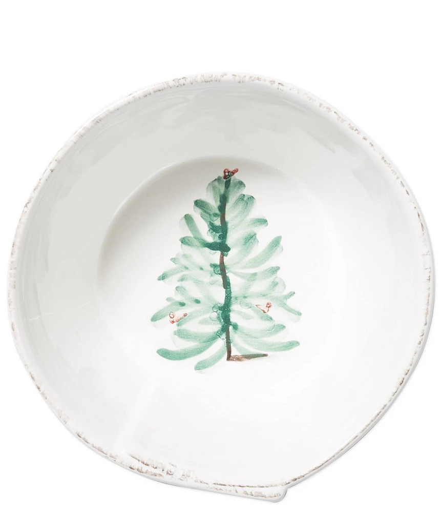 VIETRI Lastra Holiday Stacking Cereal Bowl