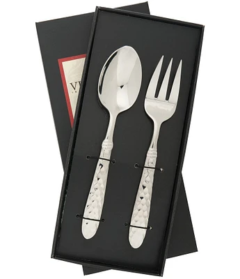 VIETRI Martellato 2-Piece Serving Set