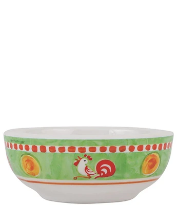 VIETRI Melamine Campagna Chicken Gallina Print Olive Oil Bowl