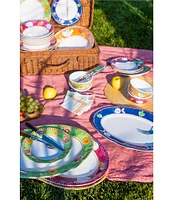 VIETRI Melamine Campagna Uccello Bird Print Salad Plate