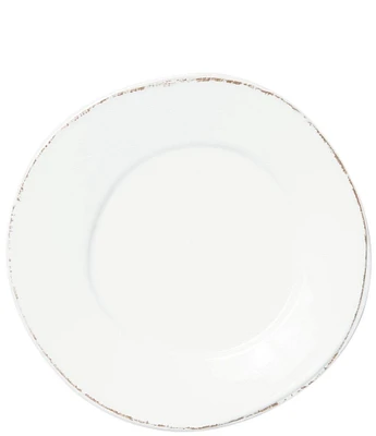 VIETRI Melamine Lastra White Dinner Plate