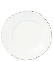 VIETRI Melamine Lastra White Dinner Plate