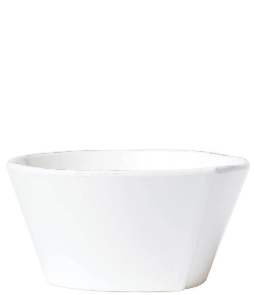 VIETRI Melamine Lastra White Stacking Cereal Bowl