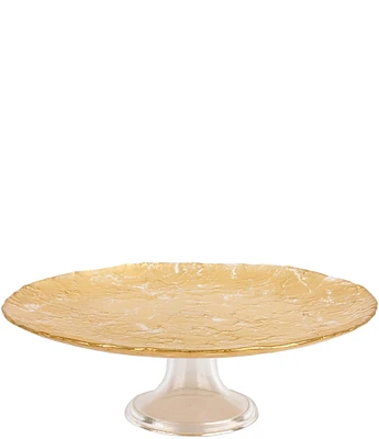 VIETRI Moon Glass Cake Stand