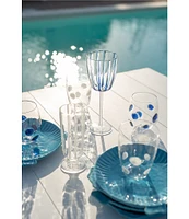 VIETRI Nuovo Stripe Champagne Glass