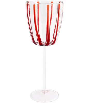 VIETRI Nuovo Stripe Wine Glass