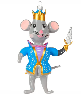 VIETRI Nutcrackers Figural Mouse King Ornament