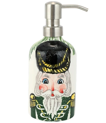 VIETRI Nutcrackers Holiday Collection Soap Dispenser