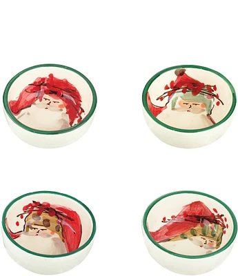 VIETRI Old St. Nick Assorted Condiment Bowls - Set of 4