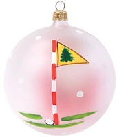 VIETRI Old St. Nick Hand-Painted Golfing Ornament