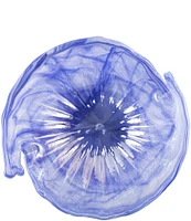 VIETRI Onda Glass Cobalt Round Bowl