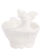 VIETRI Pietra Natale Figural Deer Condiment Bowl