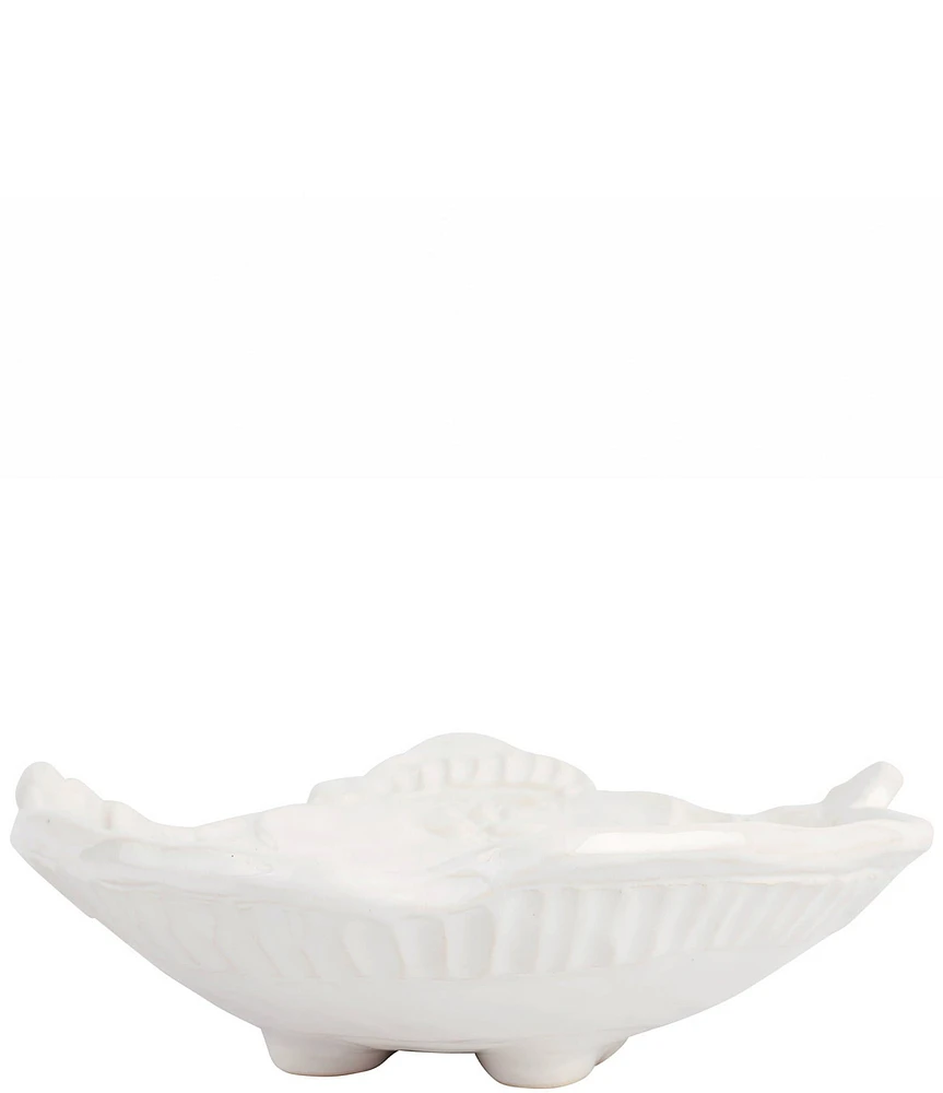 VIETRI Pietra Natale Figural Santa Medium Footed Bowl