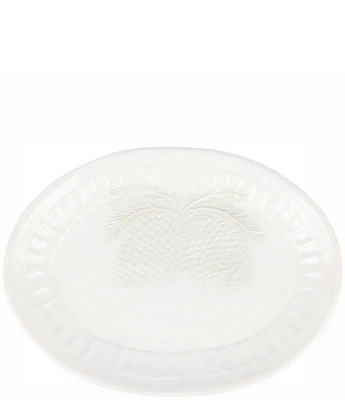 VIETRI Pietra Natale Pinecone Small Oval Platter