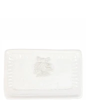 VIETRI Pietra Natale Wreath Rectangular Tray