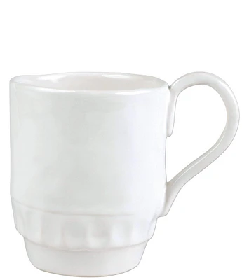 Vietri Pietra Serena Collection White Mug