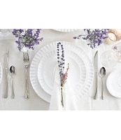 Vietri Pietra Serena Collection White Salad Plate