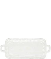 VIETRI Pietra Serena Handled Rectangular Platter