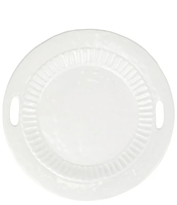 VIETRI Pietra Serena Handled Round Tray