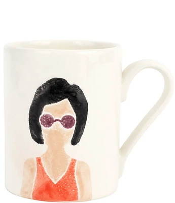 VIETRI Riviera Goggles Mug