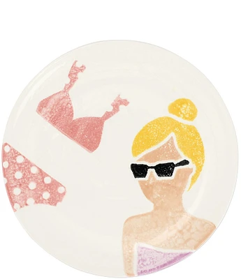 VIETRI Riviera Bikini Salad Plate