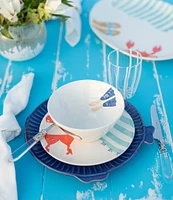 VIETRI Riviera Red Bikini Salad Plate