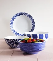 VIETRI Santorini Flower Small Serving Bowl