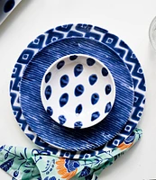 VIETRI Santorini Stripe Pasta Bowl