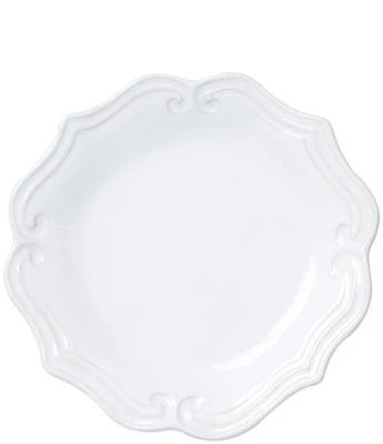 VIETRI Sinc Incanto Stone White Baroque Salad Plate