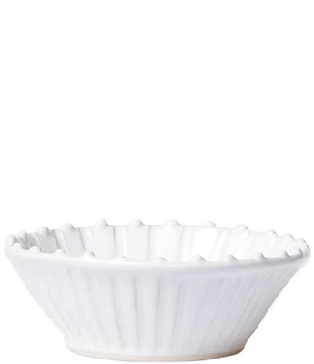 VIETRI Sinc Incanto Stone White Stripe Cereal Bowl