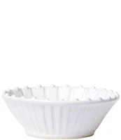 VIETRI Sinc Incanto Stone White Stripe Cereal Bowl