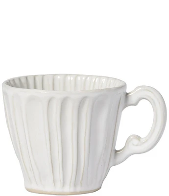 VIETRI Sinc Incanto Stone White Stripe Mug