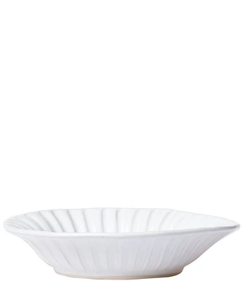 VIETRI Sinc Incanto Stone White Stripe Pasta Bowl