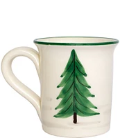 VIETRI St. Nick Hand-Painted Skiing Mug