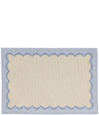 VIETRI Tavola Scalloped Placemats, Set of 4